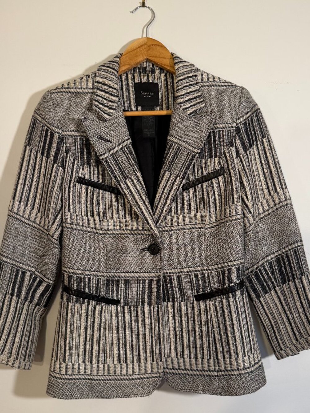 Smythe Women's Striped Blazer Size M